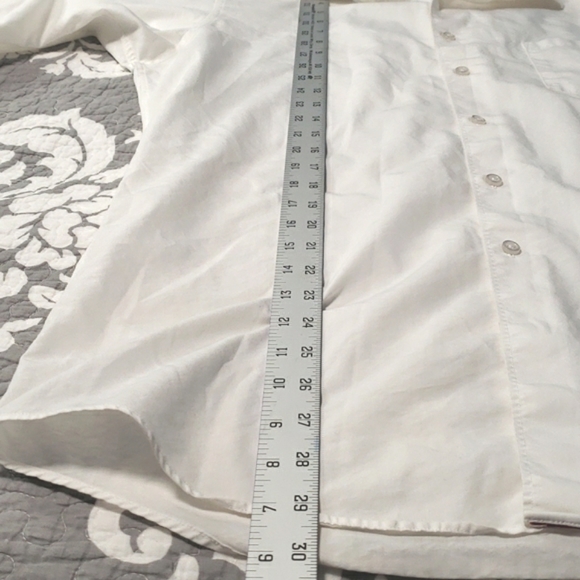 Alfani Fitted Stretch Fabric White Button Down Business Shirt, 15 1/2 32-33 - Picture 7 of 15
